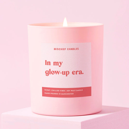 Gift For Friend Funny Gift Soy Wax Candle In My Glow-Up Era