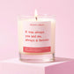 Funny Anniversary Gift Candle You and Me Always and Forever