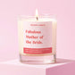 Funny Mother of the Bride Gift Candle Fabulous Mother of the Bride