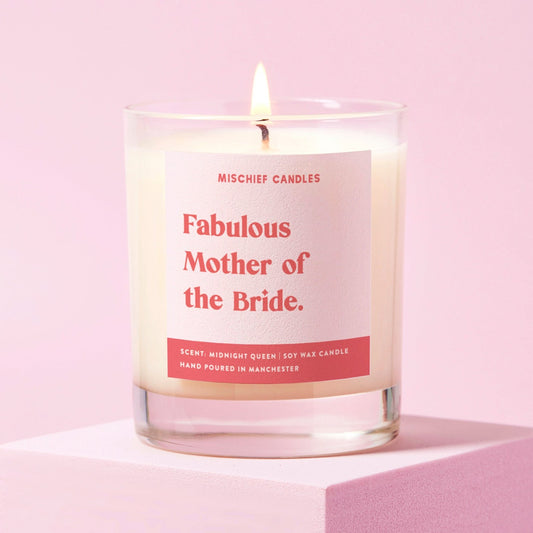 Funny Mother of the Bride Gift Candle Fabulous Mother of the Bride