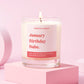 January Birthday Gift Funny Gift Candle January Birthday Babe