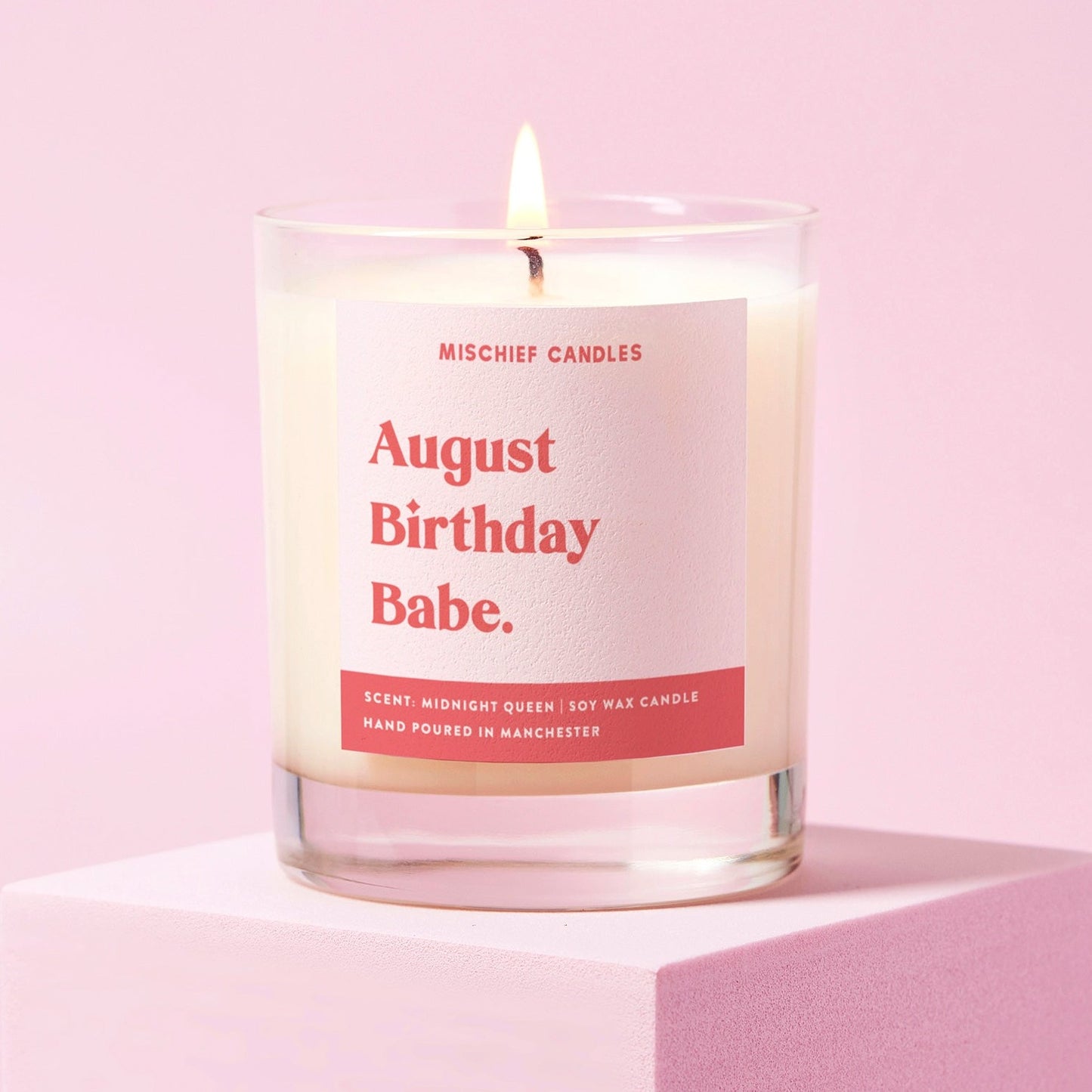 August Birthday Gift Funny Gift Candle August Birthday Babe