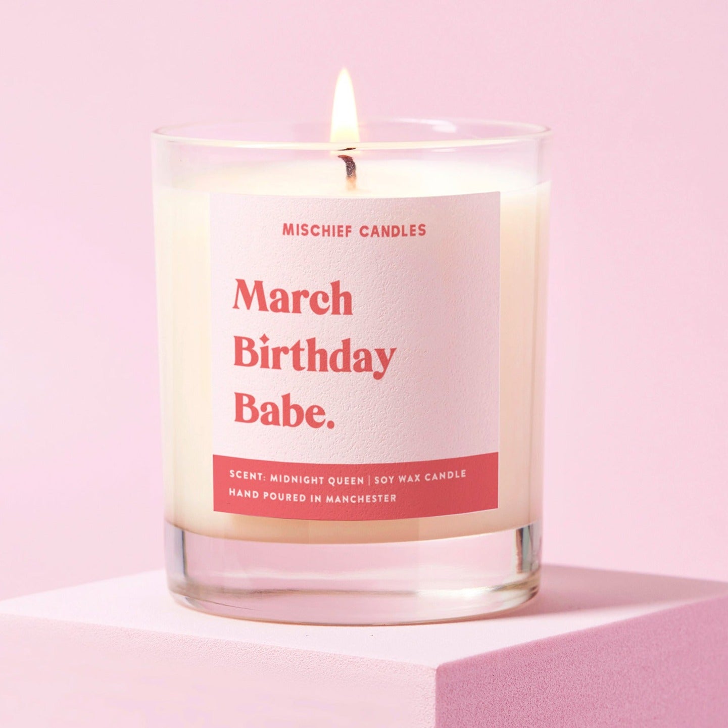 March Birthday Gift Funny Gift Candle March Birthday Babe