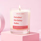 October Birthday Gift Funny Gift Candle October Birthday Babe