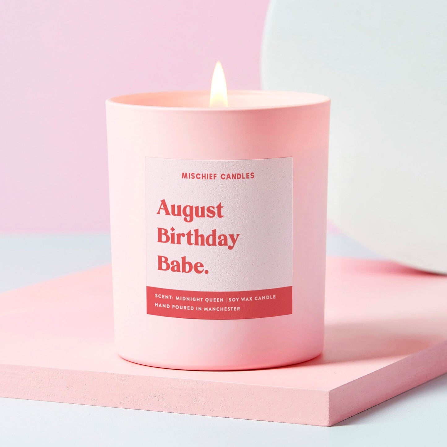 August Birthday Gift Funny Gift Candle August Birthday Babe