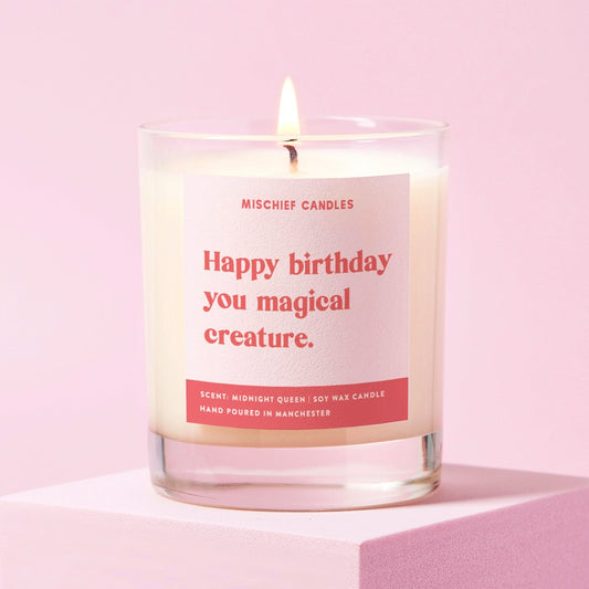 Birthday Gift For Her Funny Birthday Gift Magical Creature Candle