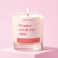 Funny Anniversary Gift Candle Marry All Over Again