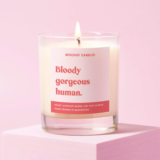 Friendship Gift Funny Gift For Her Candle Bloody Gorgeous Human