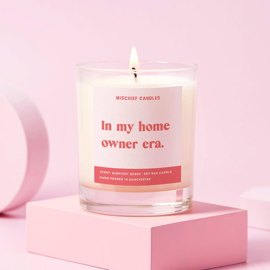 New Home Gift Funny New Home Gift Candle Home Owner Era