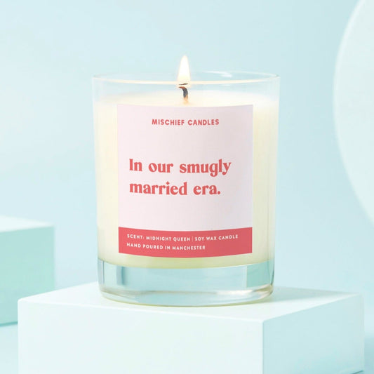 Wedding Gift Funny Wedding Gift Candle Smugly Married Era