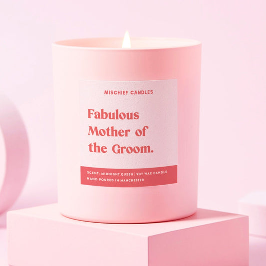 Funny Mother of the Groom Gift Candle Fabulous Mother of the Groom