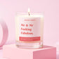 Wedding Gift Funny Wedding Gift Candle Mr And Mr Fabulous