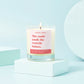 Funny Self-Care Gift Candle Smells Like Work-Life Balance