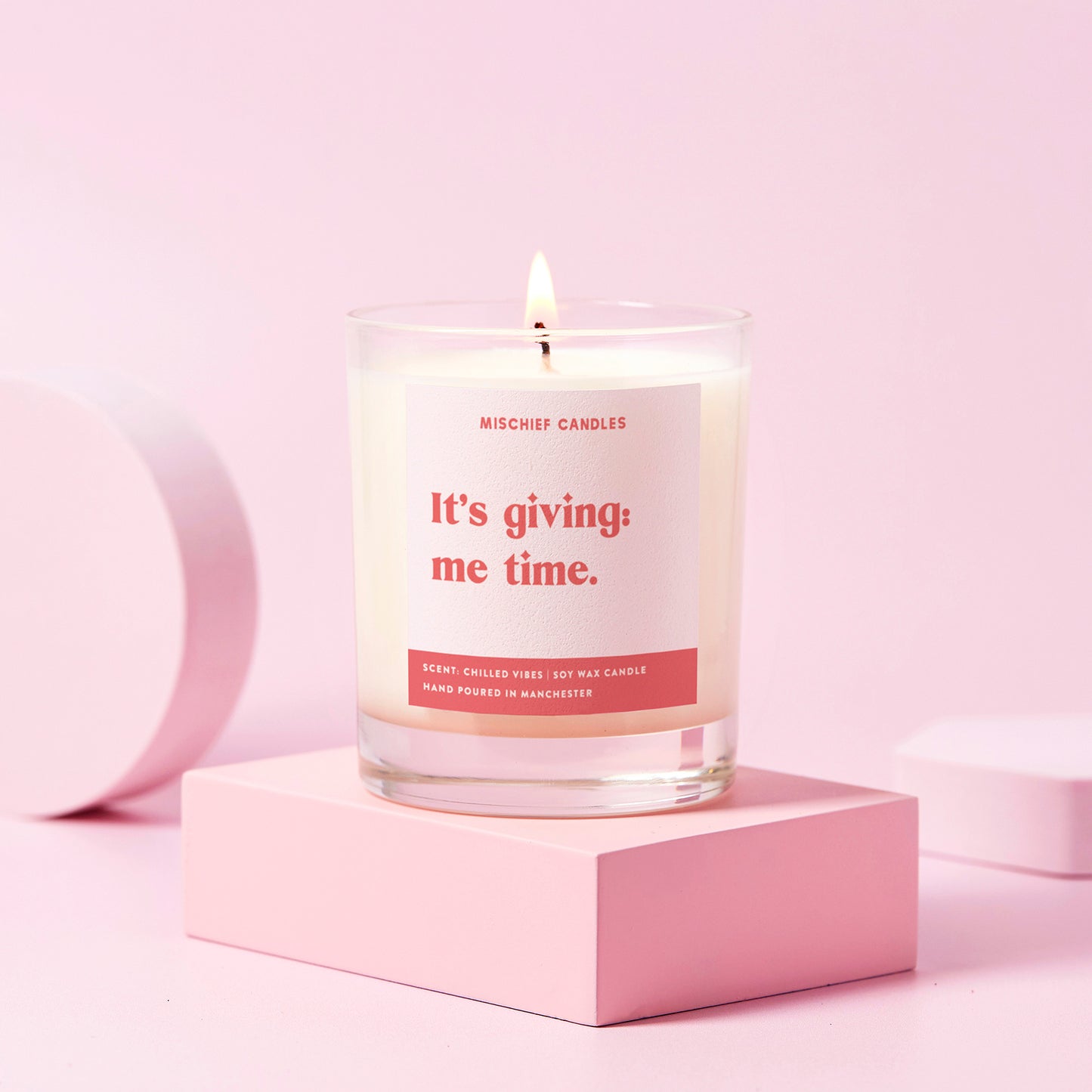 Self-Care Gift Funny Soy Wax Candle It’s Giving Me Time