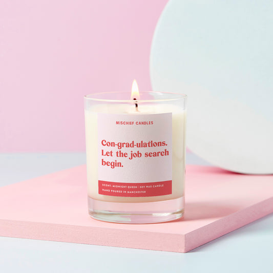 Graduation Gift Funny Graduation Candle Con-grad-ulations