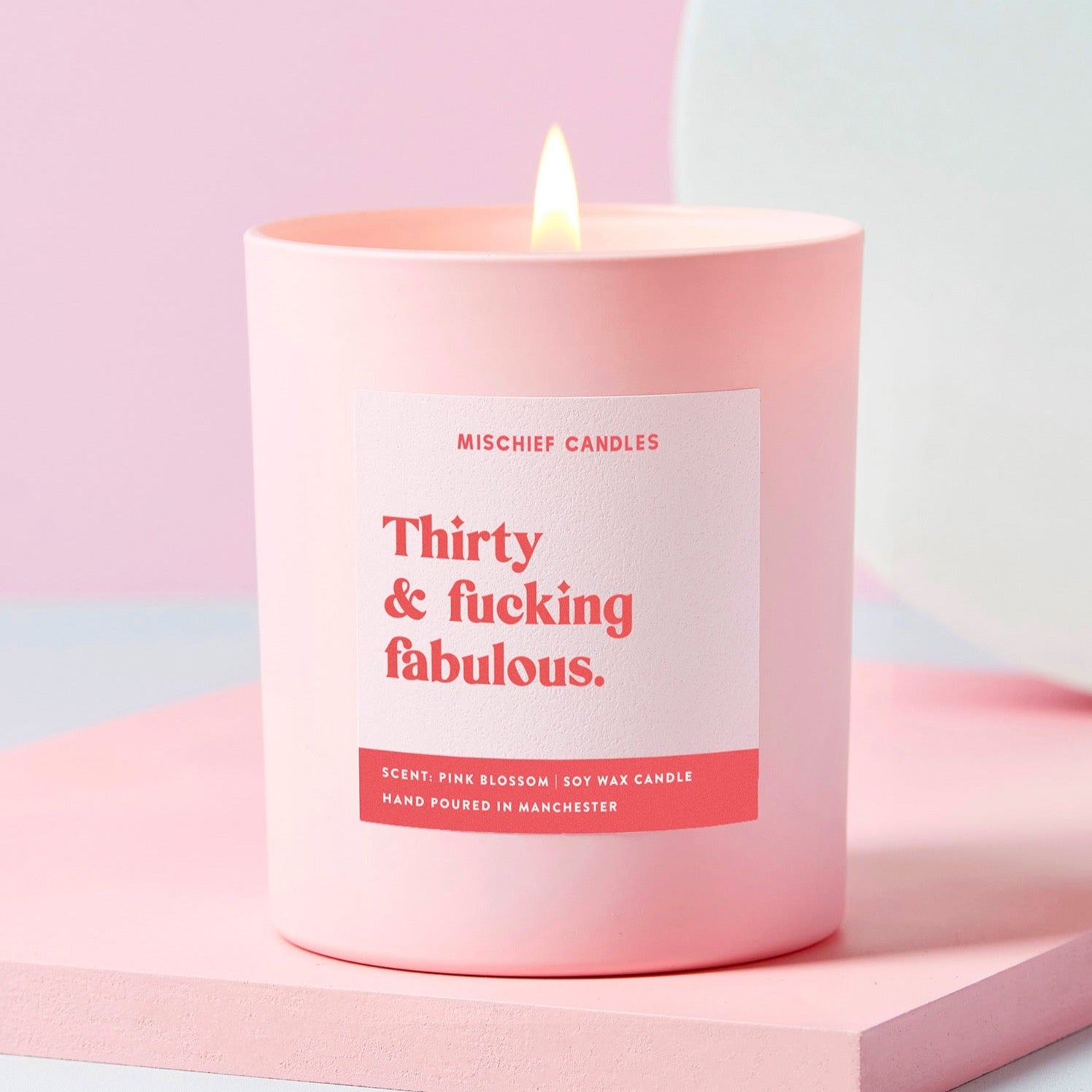 30th Birthday Gift Funny 30th Birthday Candle Thirty & Fabulous ...