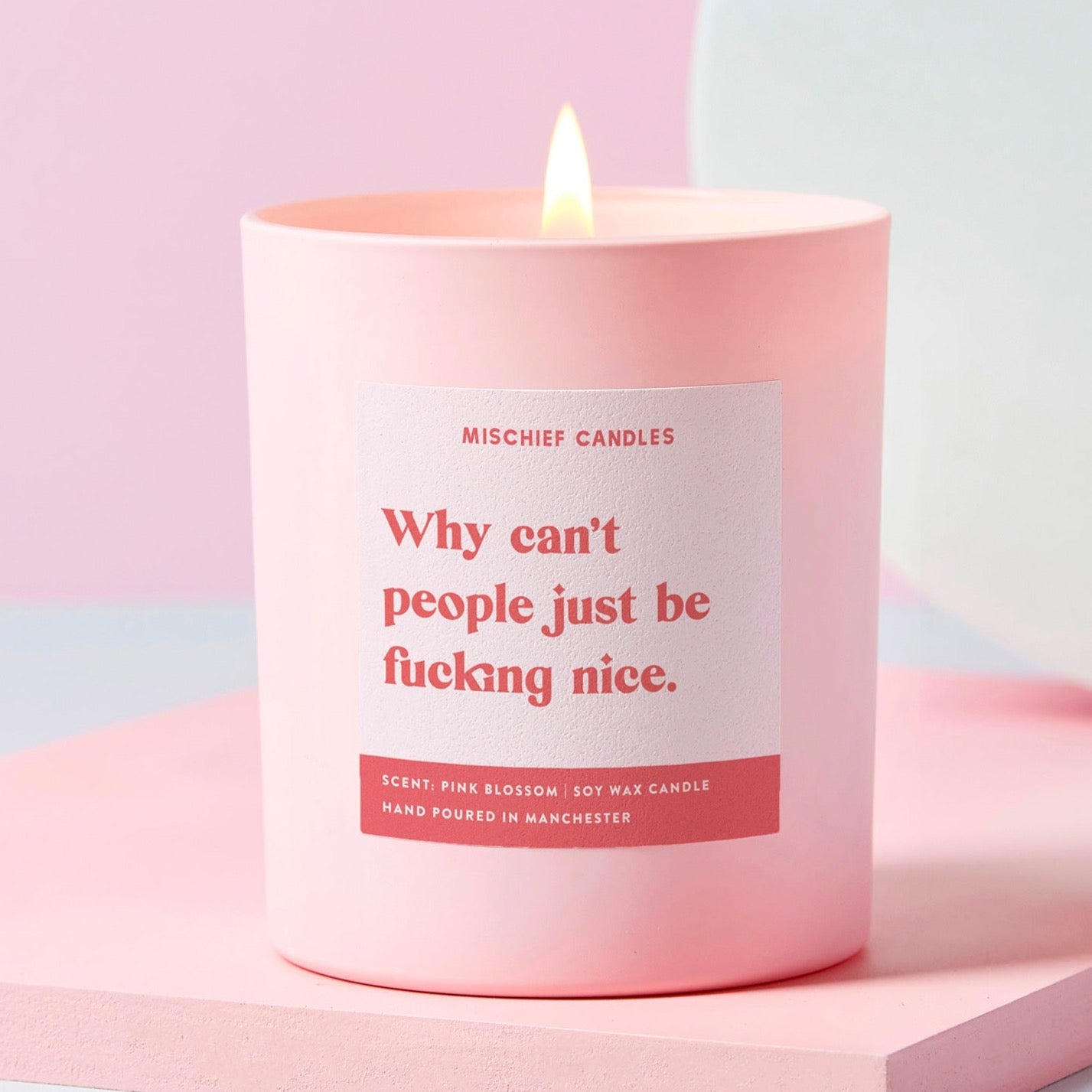 Funny Just Be Nice Friendship Gift For Her Funny Candle