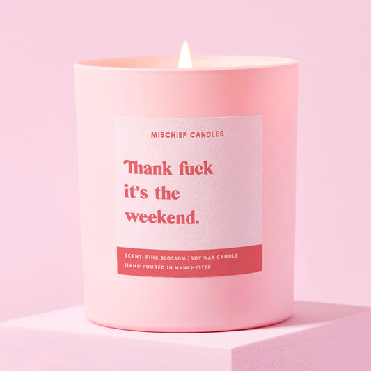 It's The Weekend Funny Friendship Gift For Her Funny Candle