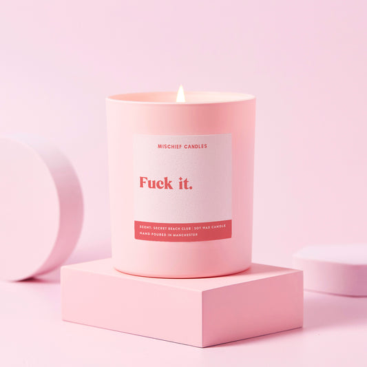 Funny Fuck It Friendship Gift For Her Funny Candle