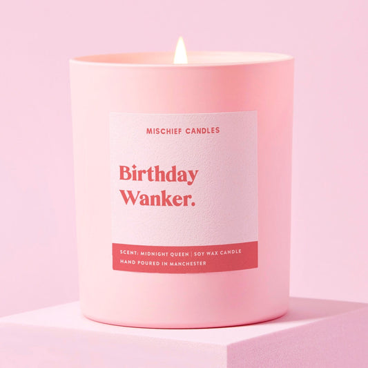 Funny Birthday Gift Birthday Wanker Funny Candle