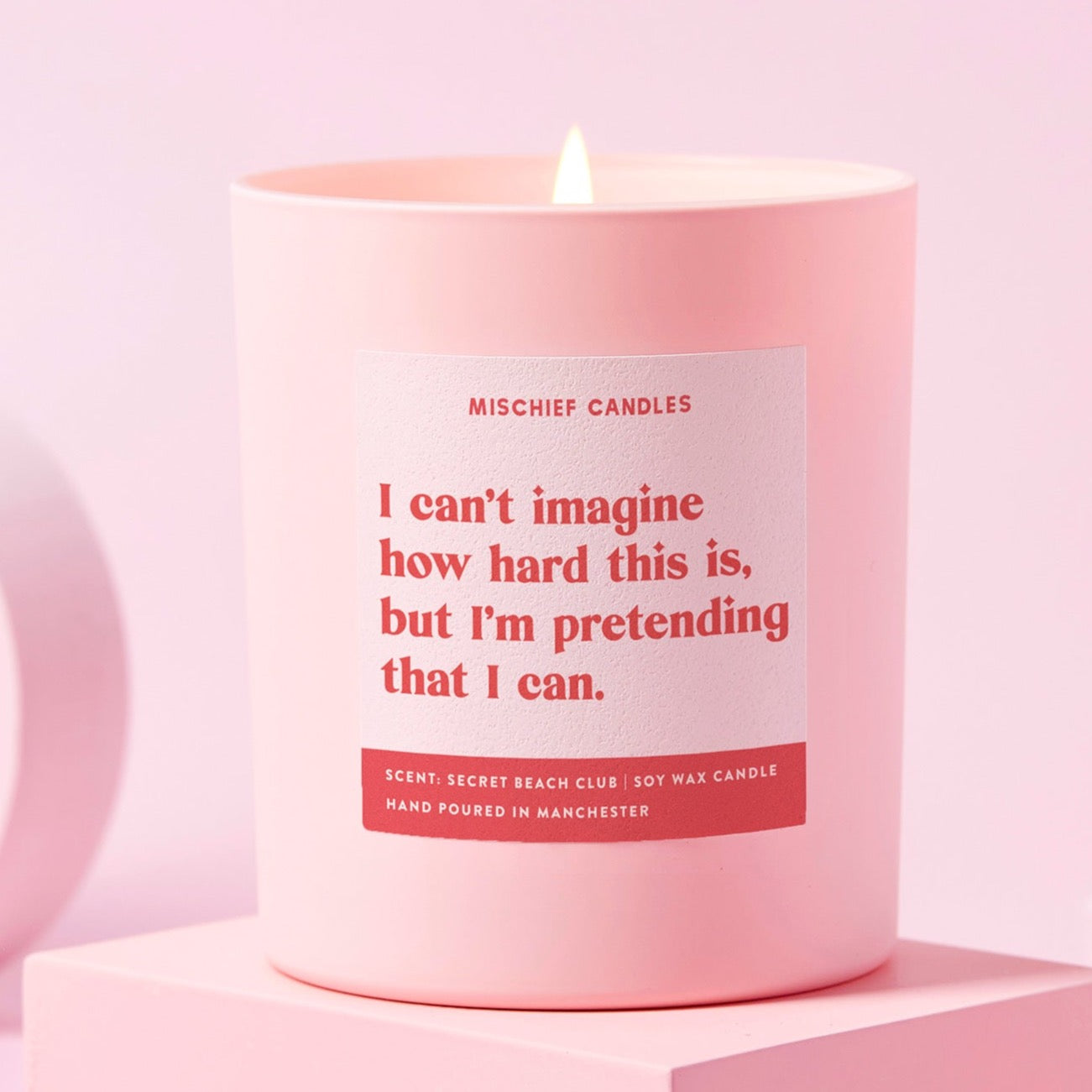 Thinking of You Gift Funny Candle Pretending I Understand