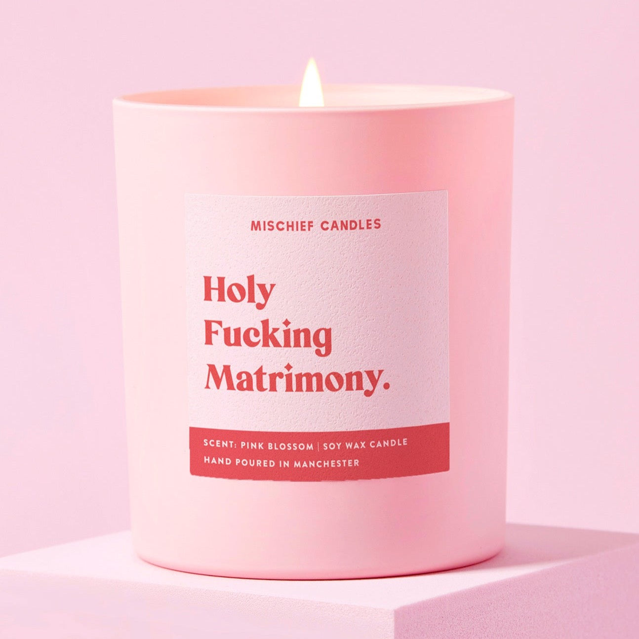 Wedding Gift Funny Wedding Candle Holy Fucking Matrimony